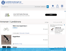 Tablet Screenshot of landskronatorget.se